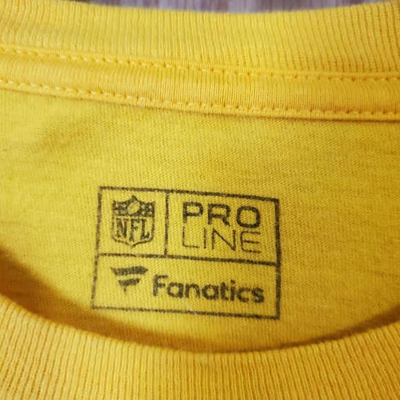 Pro line Fanatics  Pittsburgh Steelers long sleeve tee size M - Picture 3 of 7